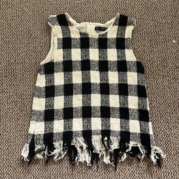 Zara tweed tank top - Picture 2 of 5